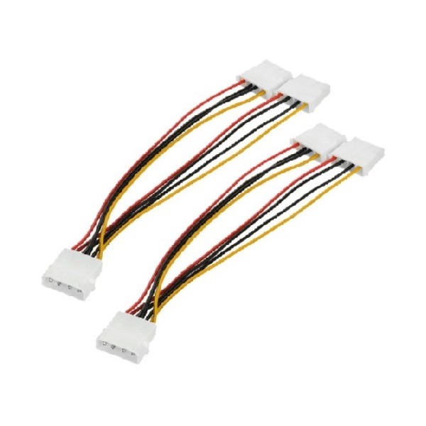 بسته 2 عددی کابل تبدیل برق 1 به 2 IDE (15 سانتی)