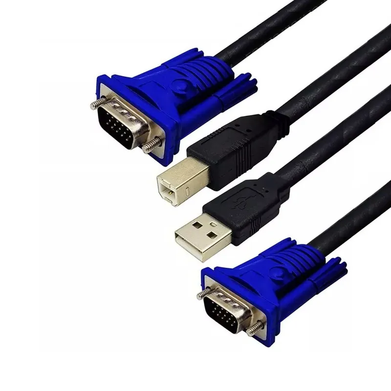 کابل KVM USB 2.0 لوتوس (1.5 متری)