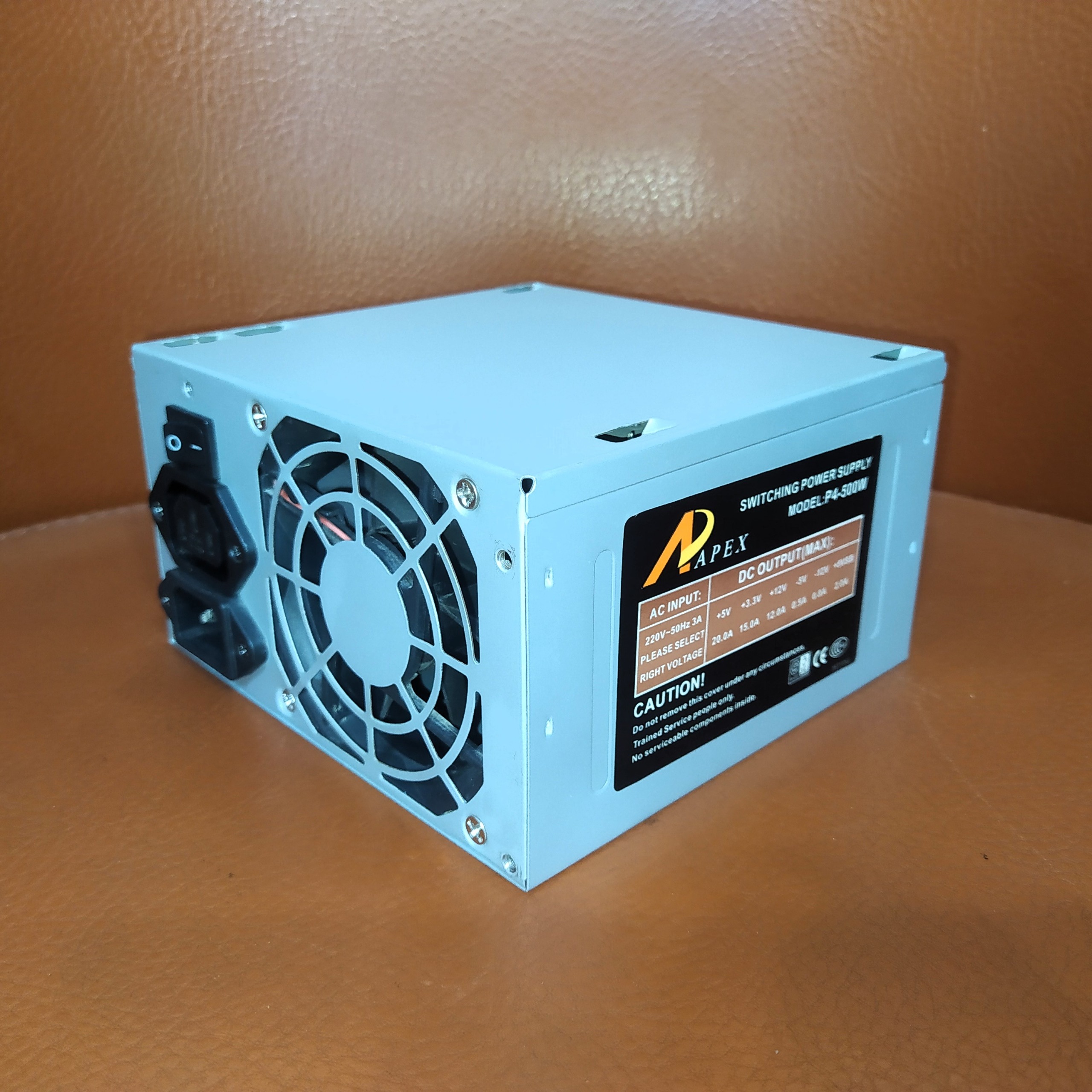 پاور کامپیوتر 24 پین APEX P4-500W - کارکرده