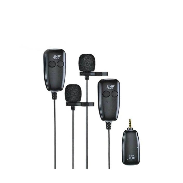 میکروفون یقه ای بی سیم دوآل UHF-040