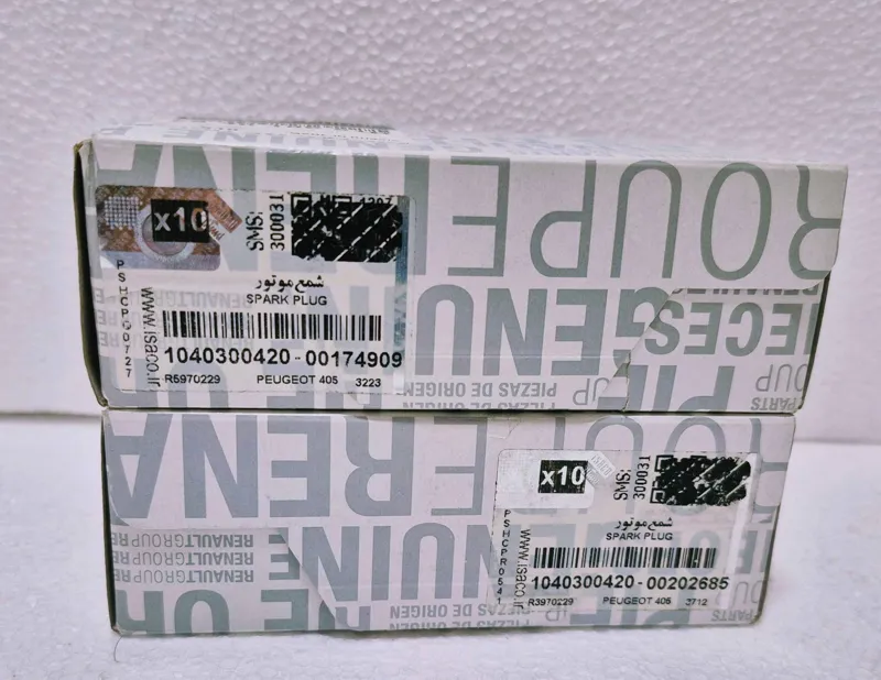 شمع پایه کوتاه اورجینال رنو 405 و 206 تیپ 2 ایساکو