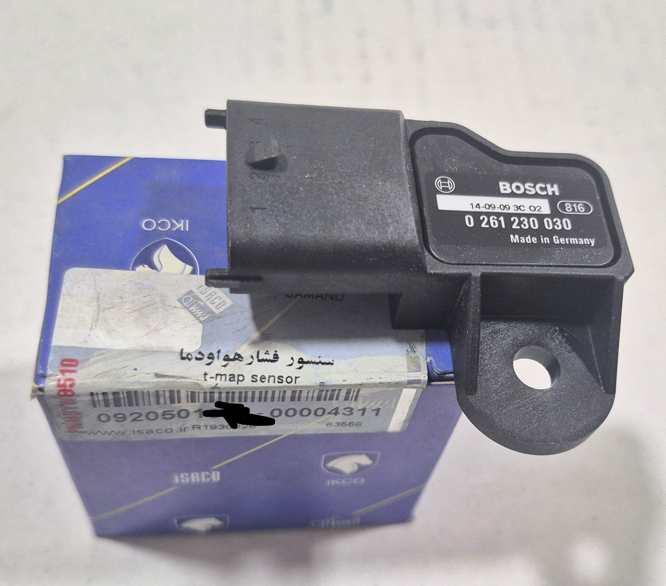 مپ سنسور اورجینال سمند EF7 دنا بوش آلمان ایساکو