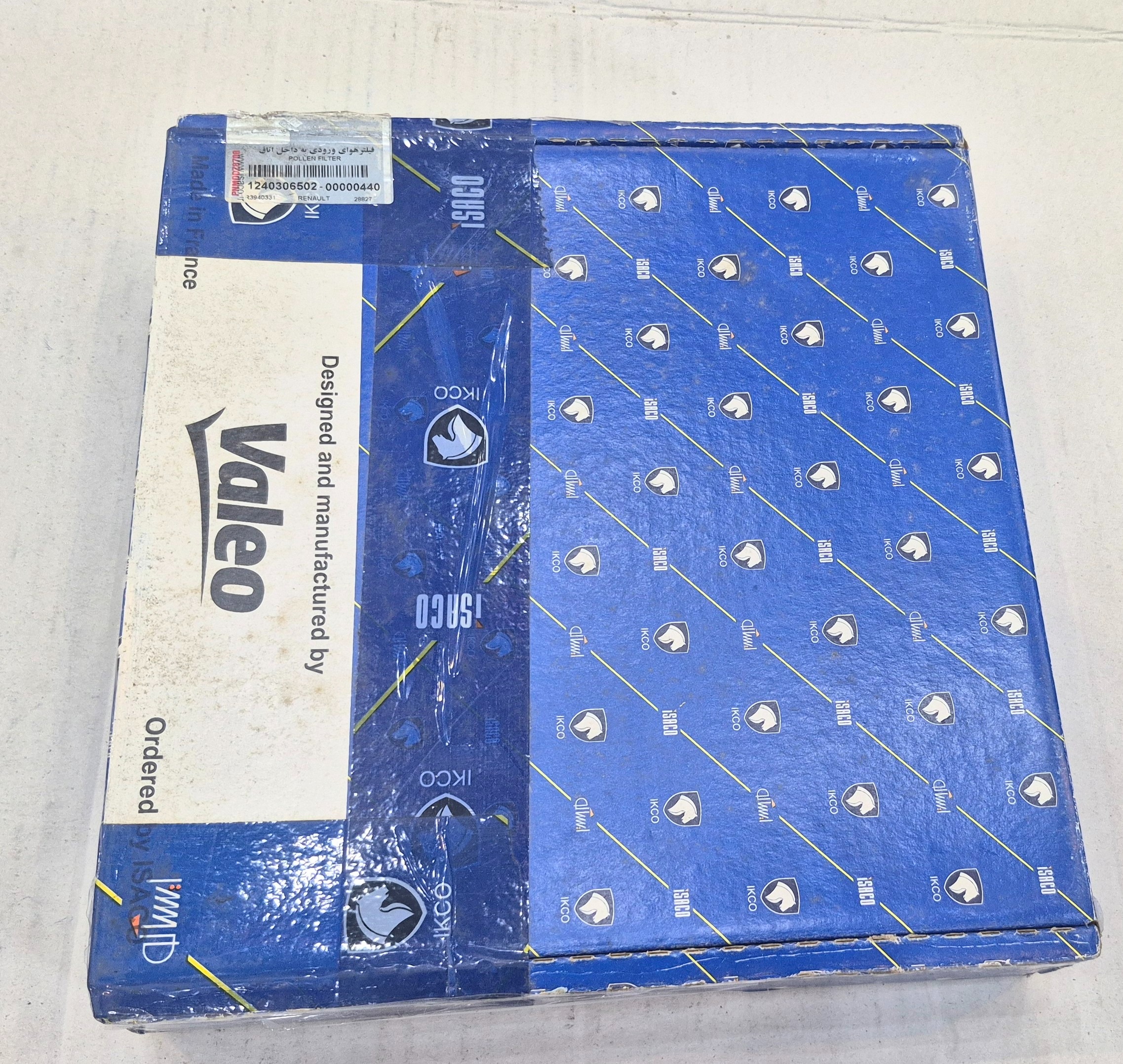 فیلتر هوا کابین اتاق اورجینال رنو تندر پلاس ایساکو