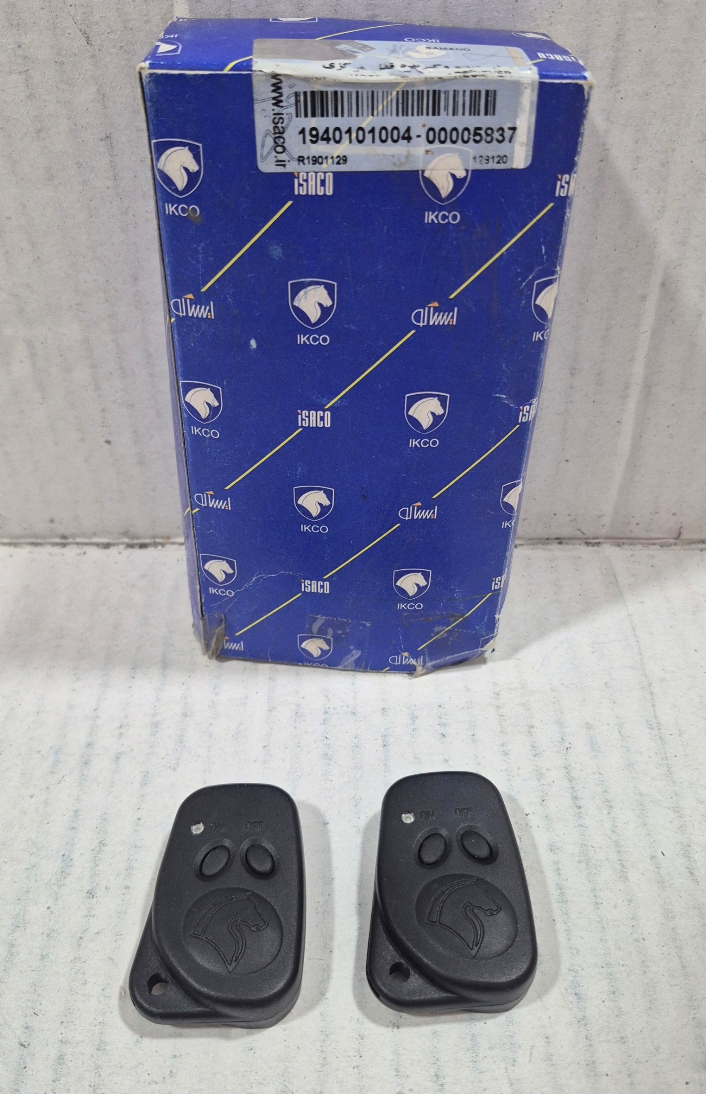ریموت درب سمند قدیم شرکتی ایساکو