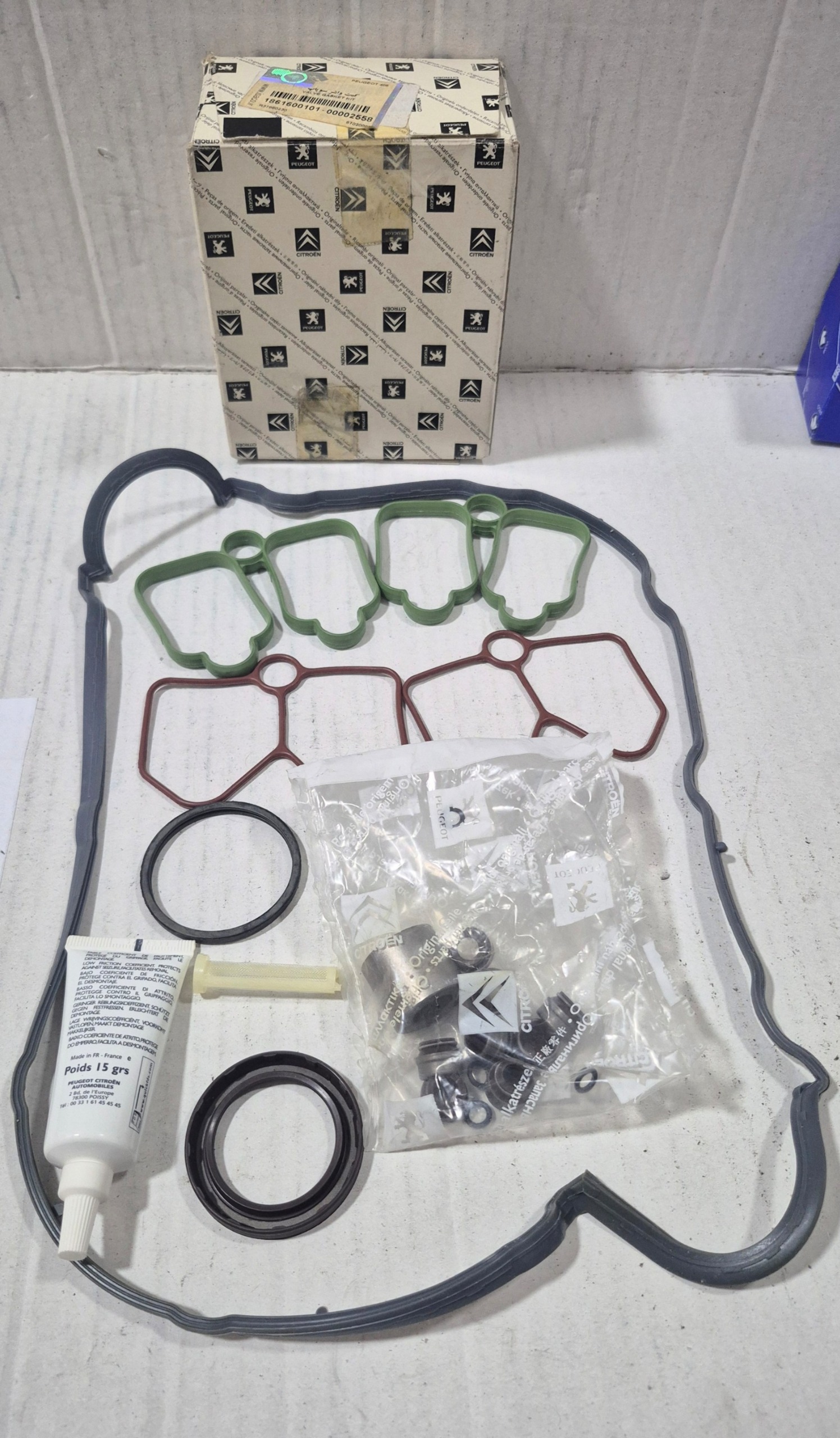 کیت واشر سوپاپ پژو 405 سمند پارس اورجینال ایساکو