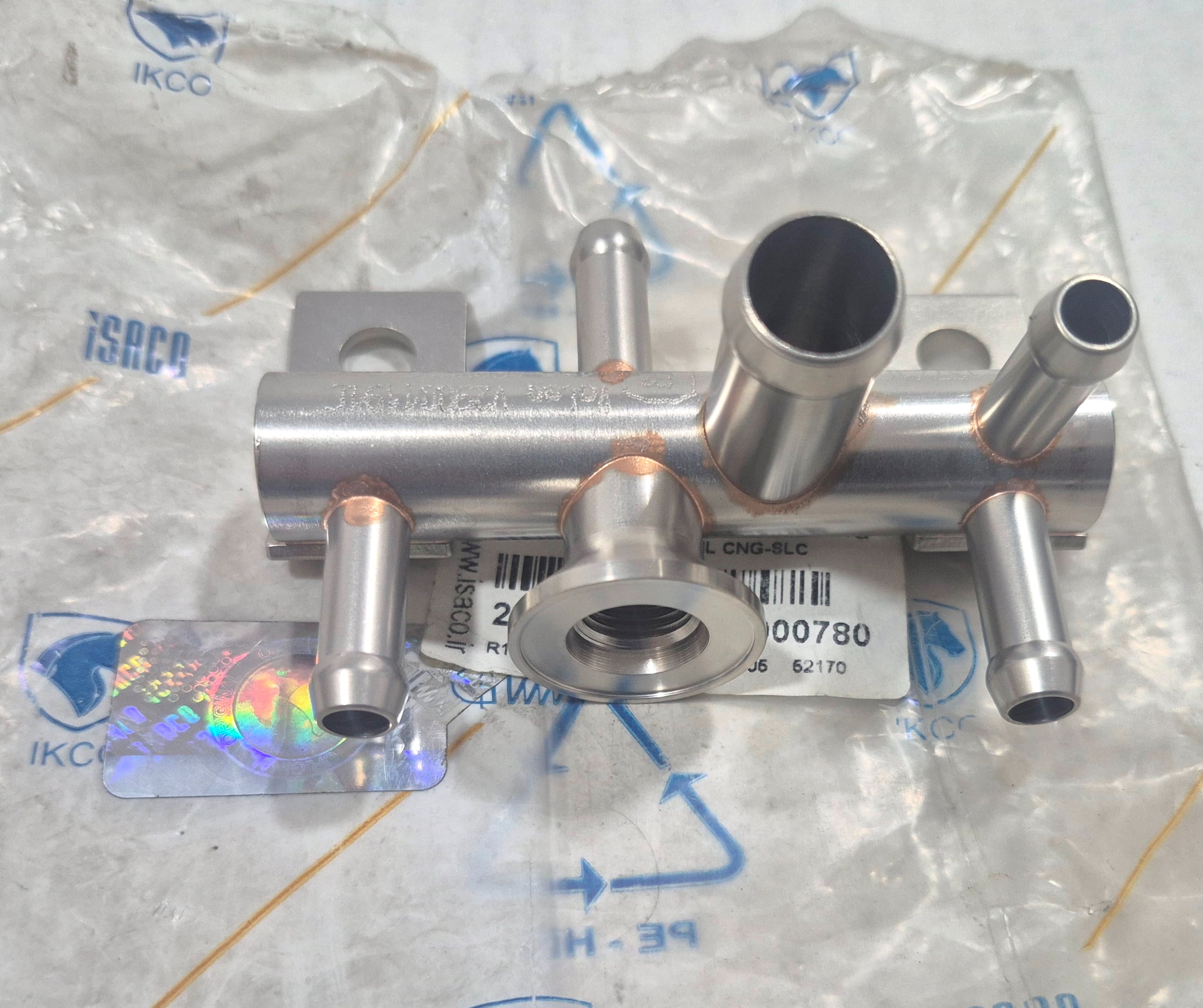 ریل سوخت گاز SLC اورجینال فرانسه پژو 405 ایساکو