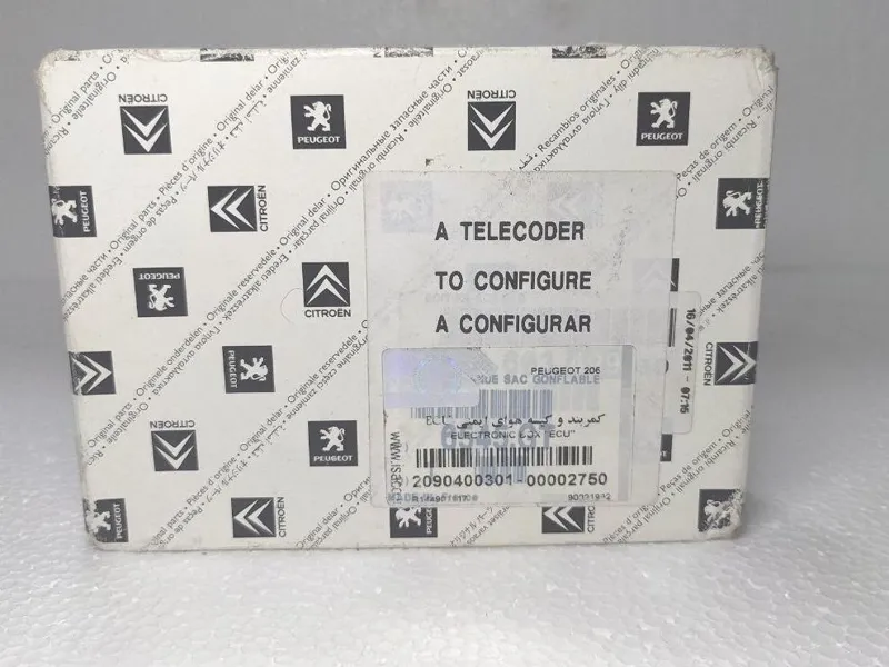 یونیت (ECU) ایربگ و کمربند 206 اورجینال ایساکو