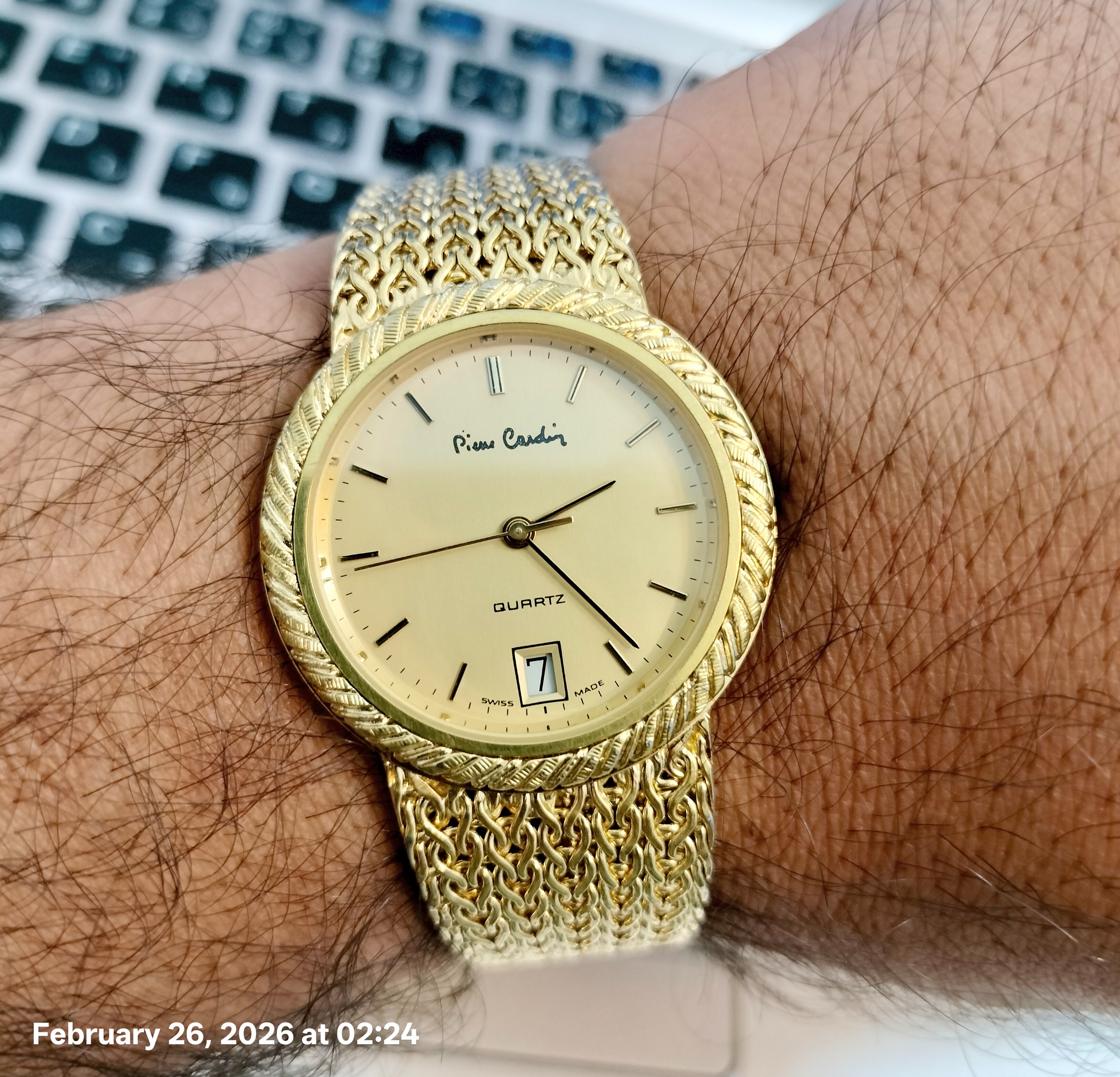 ساعت Pierre Cardin کمیاب میکرون دار