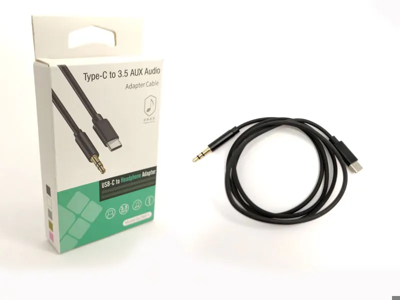 کابل AUX Type-C پکدار مدل GL090-1 ویژگی روکش کنفی