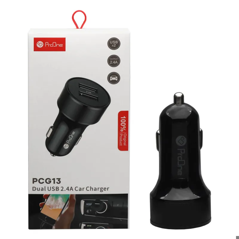 شارژر فندکی دو پورت ProOne مدل PCG13