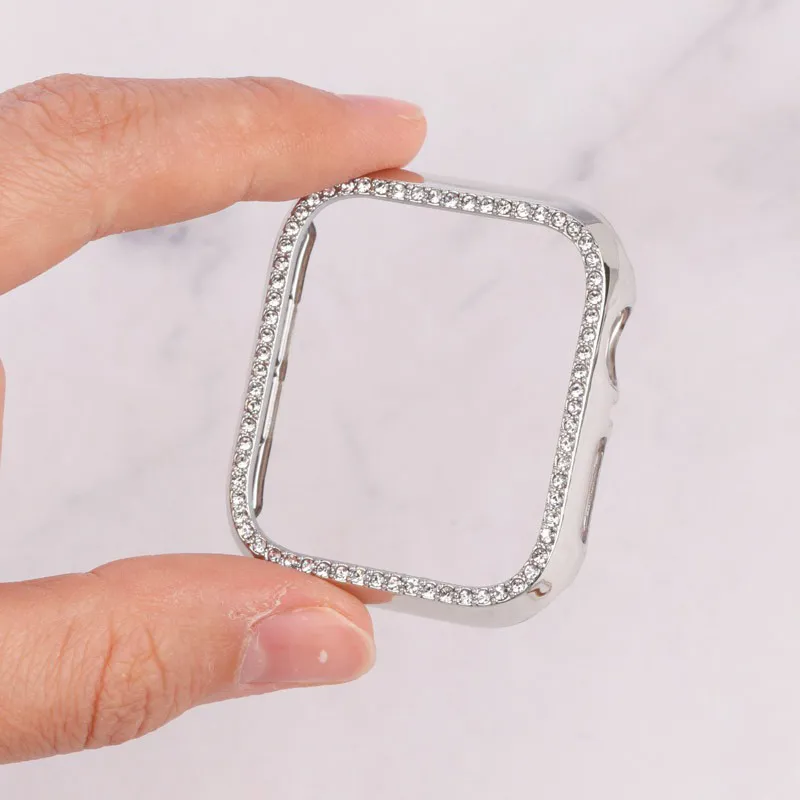 محافظ اپل واچ نگین دار رنگ شفاف