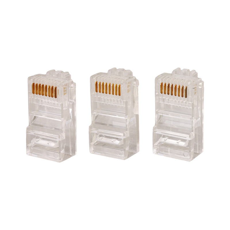 سوکت شبکه  RJ45 Cat5 بسته 100 عددی