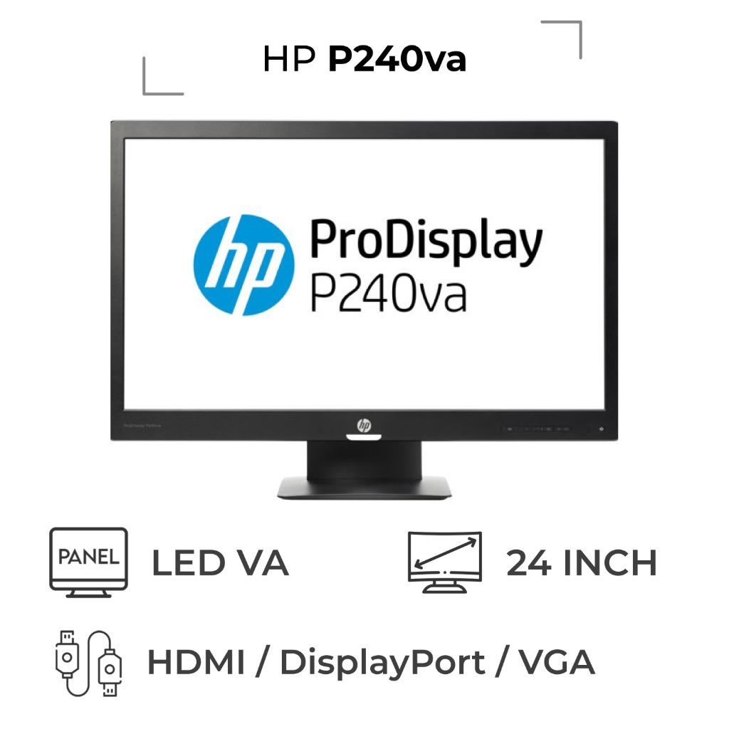 مانیتور اچ پی 24 اینچ HP ProDisplay P240va استوک