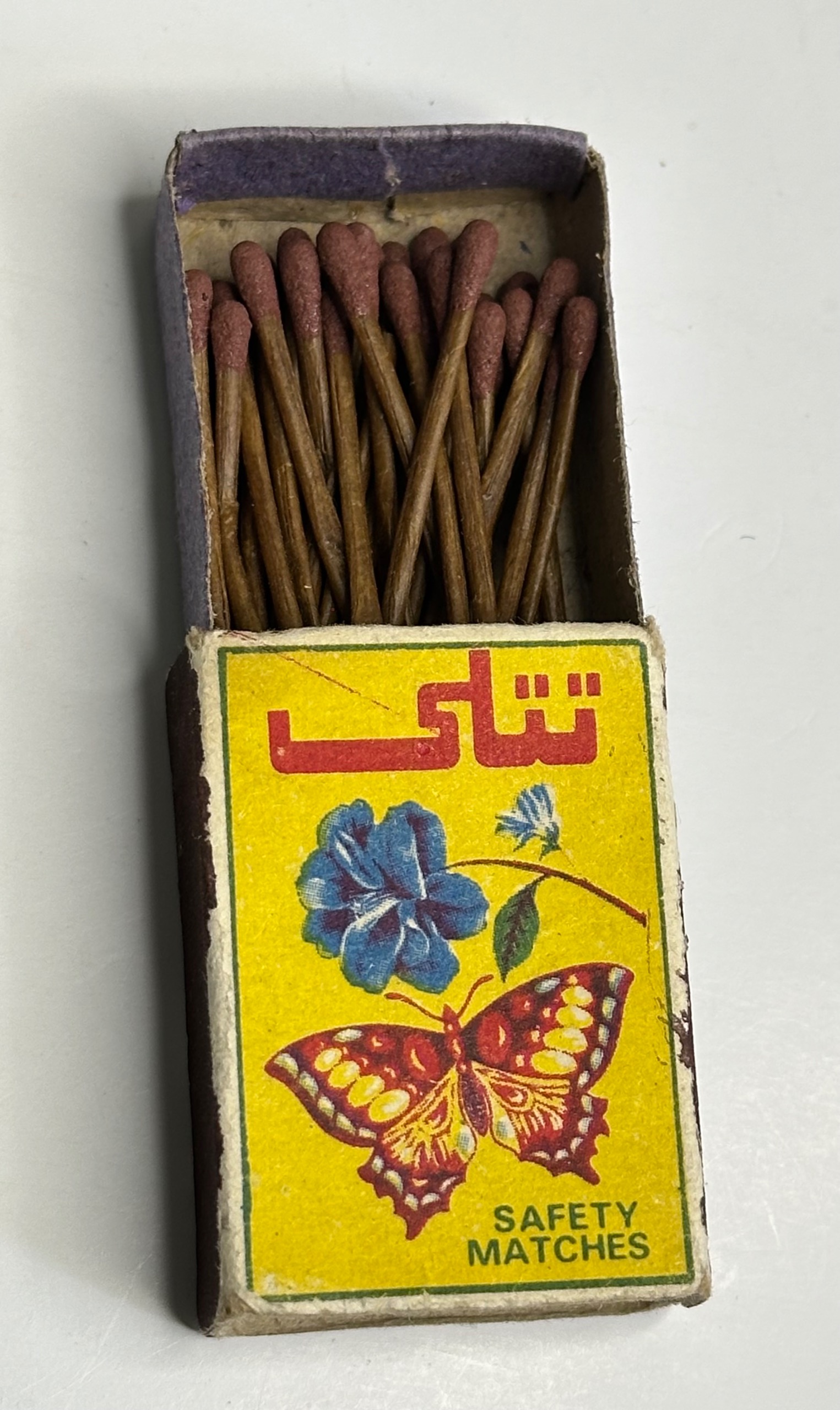 کبریت مینی پاکستانی خلال شمعی (قدیمی و کمیاب)