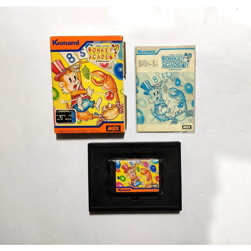 بازی MONKEY ACADEMY,  MSX