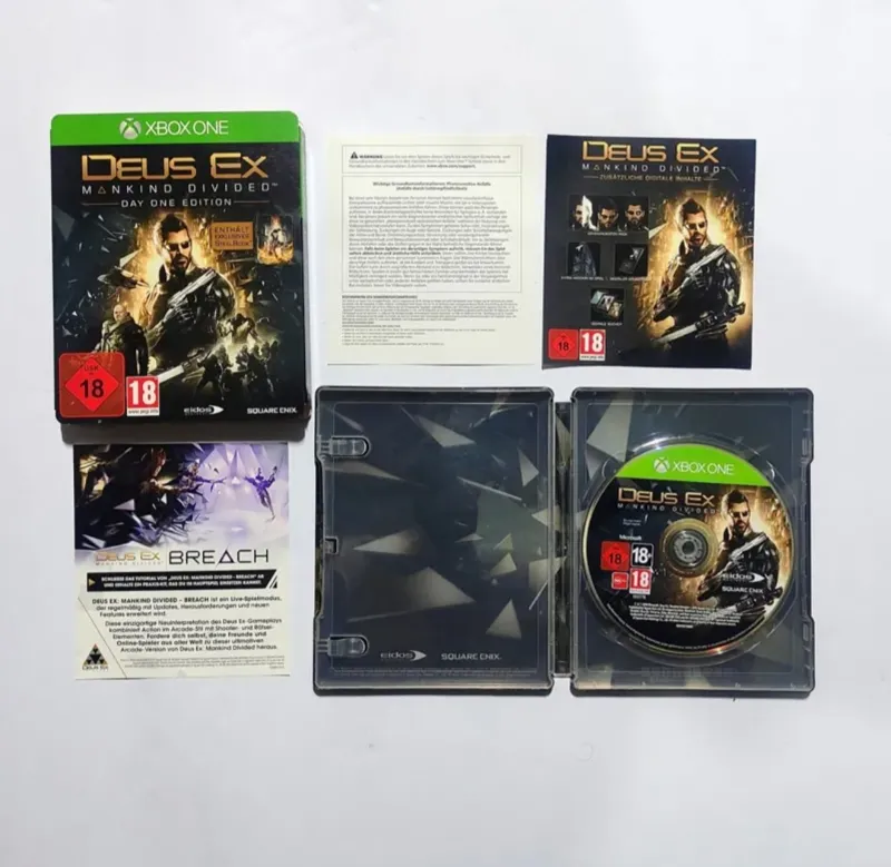DEUS EX steelbook XBOX ONE