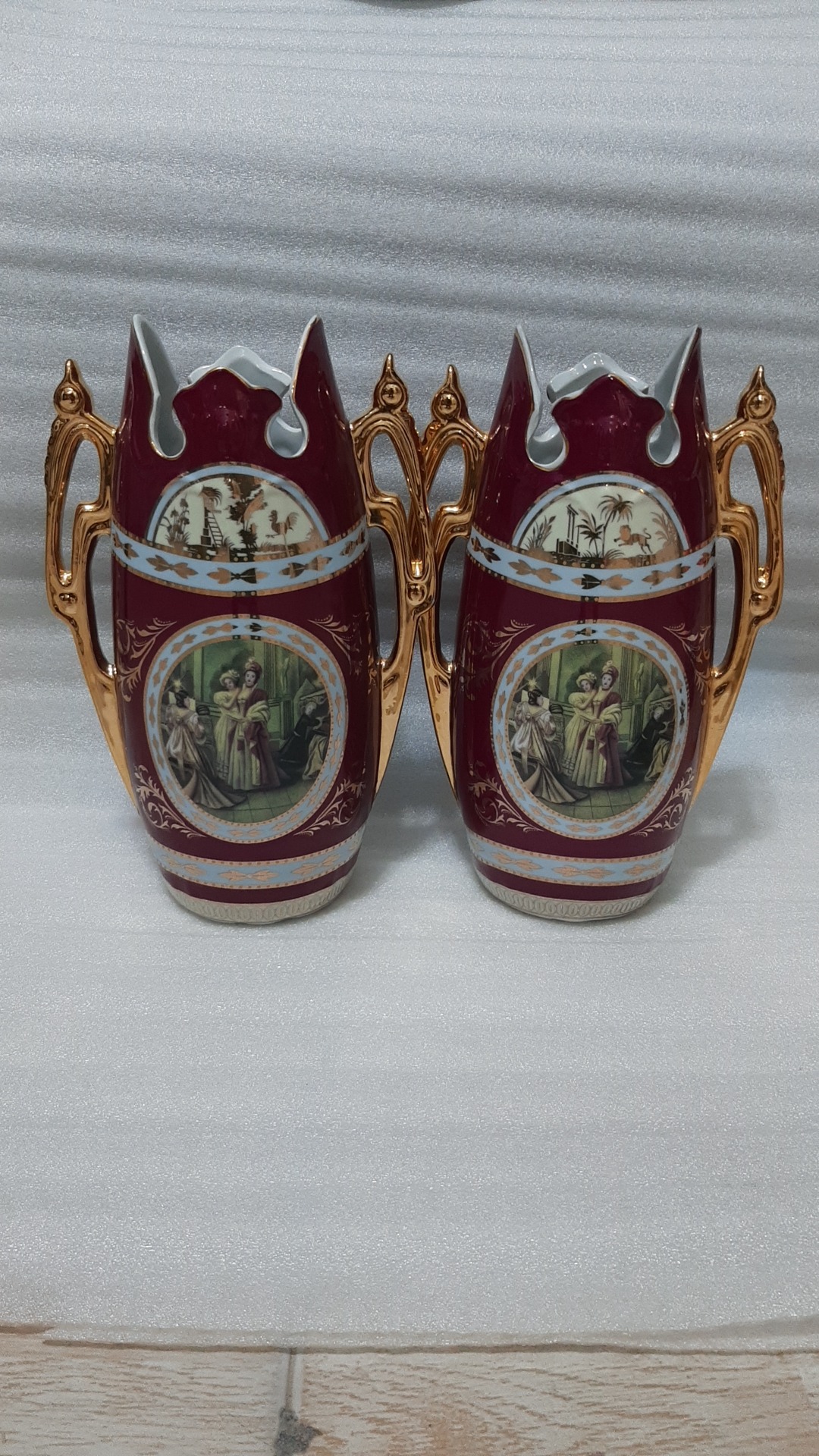 جفت گلدان 30سانتی سلطنتی