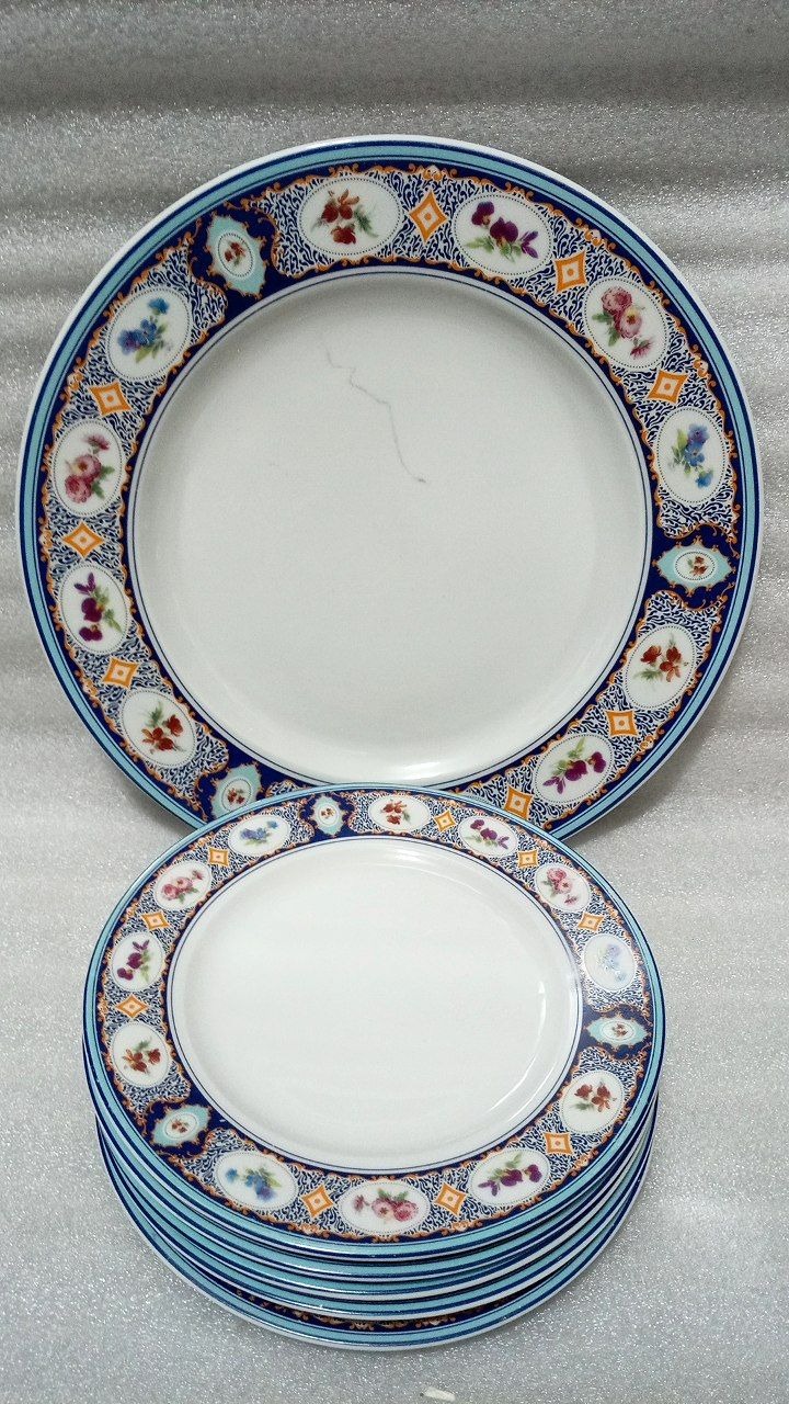 6پارچه کیک خوری حاشیه دار