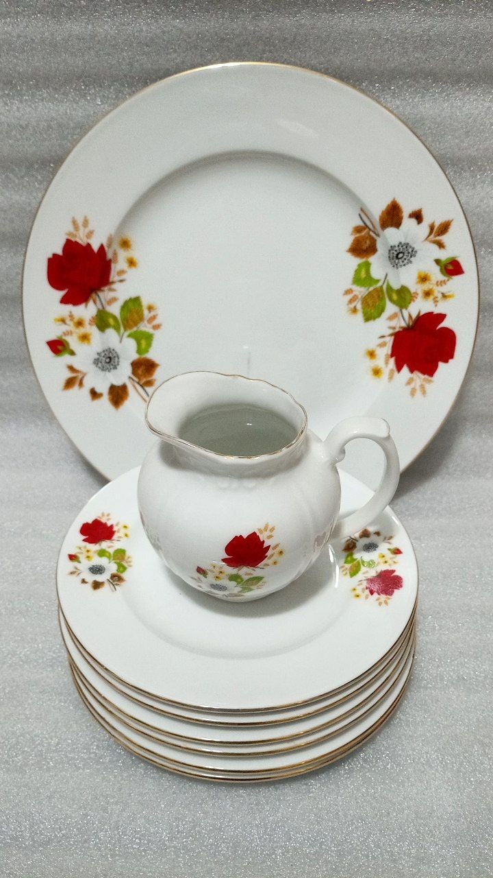 ست کیک خوری و شکرریز طرح گلشاد زرین