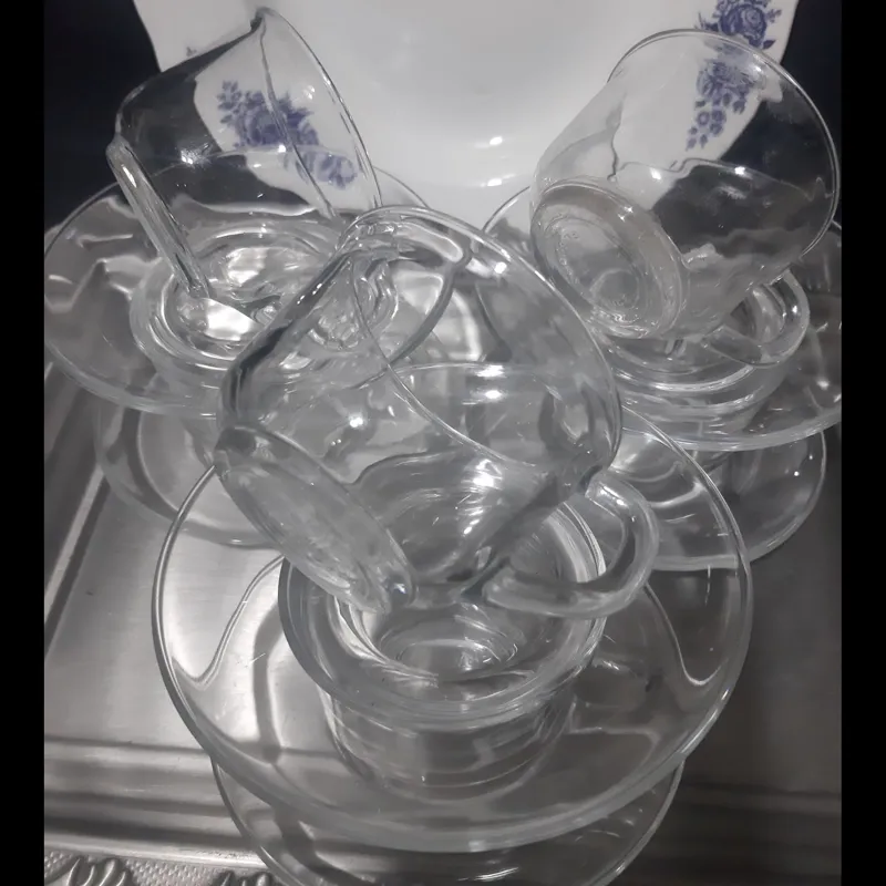 فنجان نعلبکی قهوه خوری فرانسه قدیم