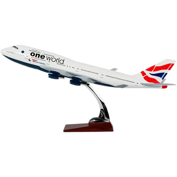 ماکت هواپیما بویینگ 400-747one world انگلیس کد3202