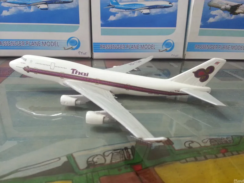 ماکت هواپیما بویینگ 400-747 تایلند Thai کد3281
