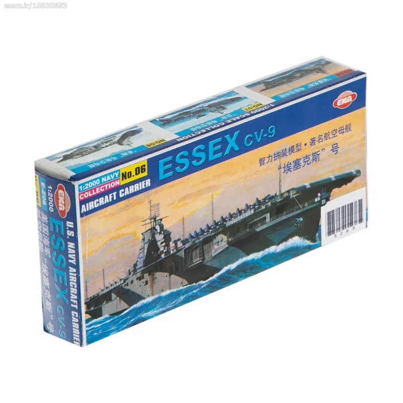 سازه ماکت ناو AIRCRAFT CARRIER ESSEX CV-9 کد 3263