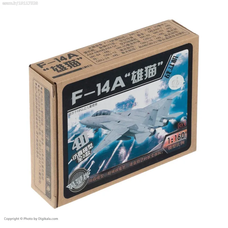 ساختنی ماکت هواپیما جنگنده F-14A کد 3581