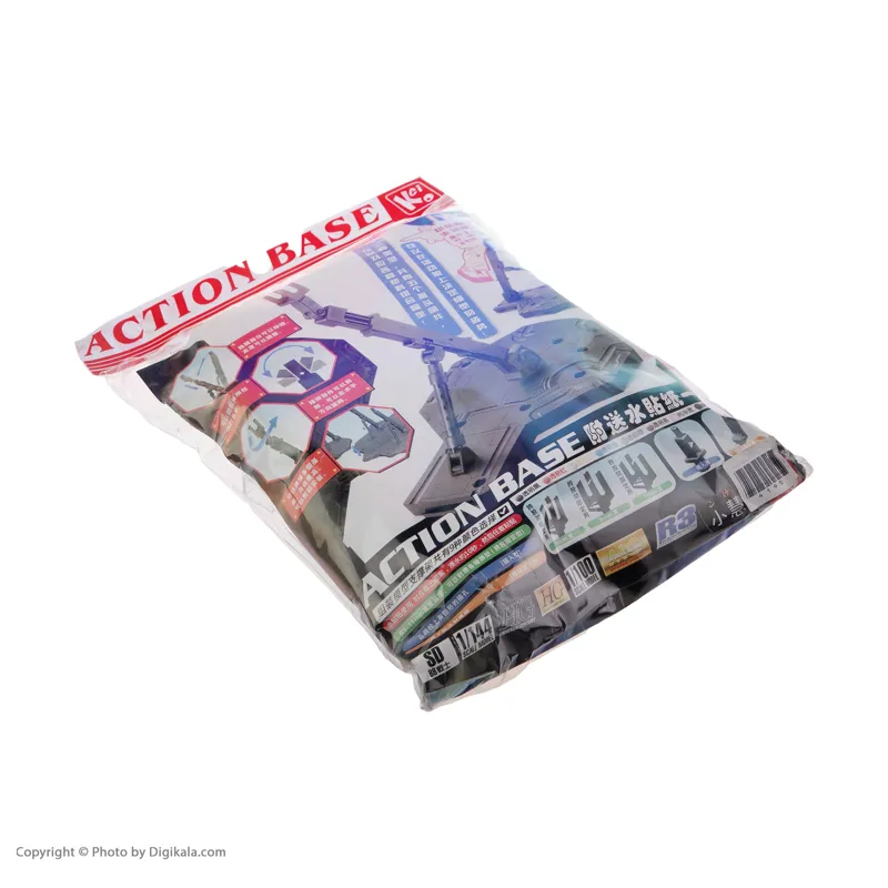 پایه نمایش ACTION BASE بی رنگ شیشه ای کد 4190