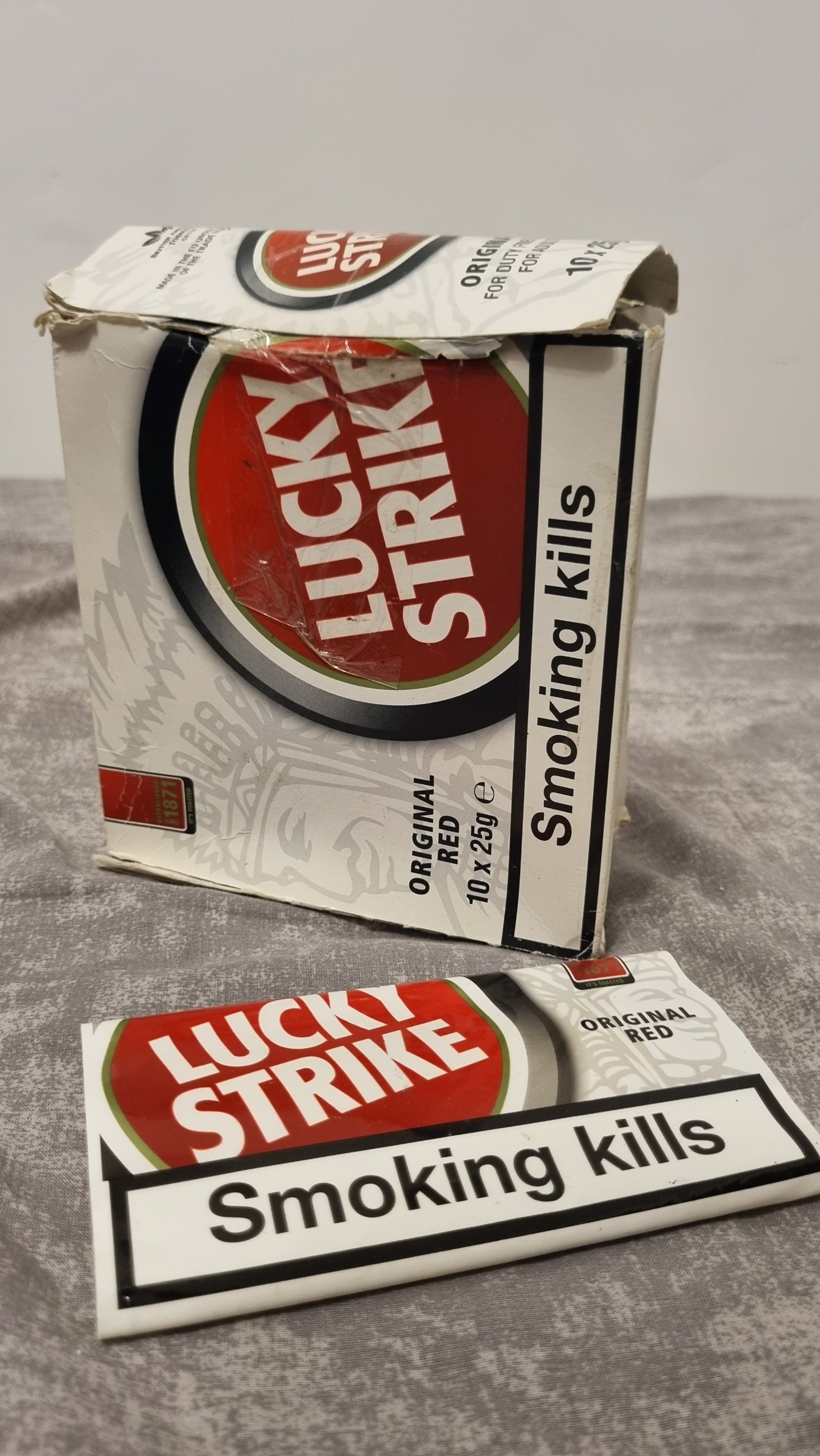 30 عدد پاکت خالی توتون سیگار Lucky Strike