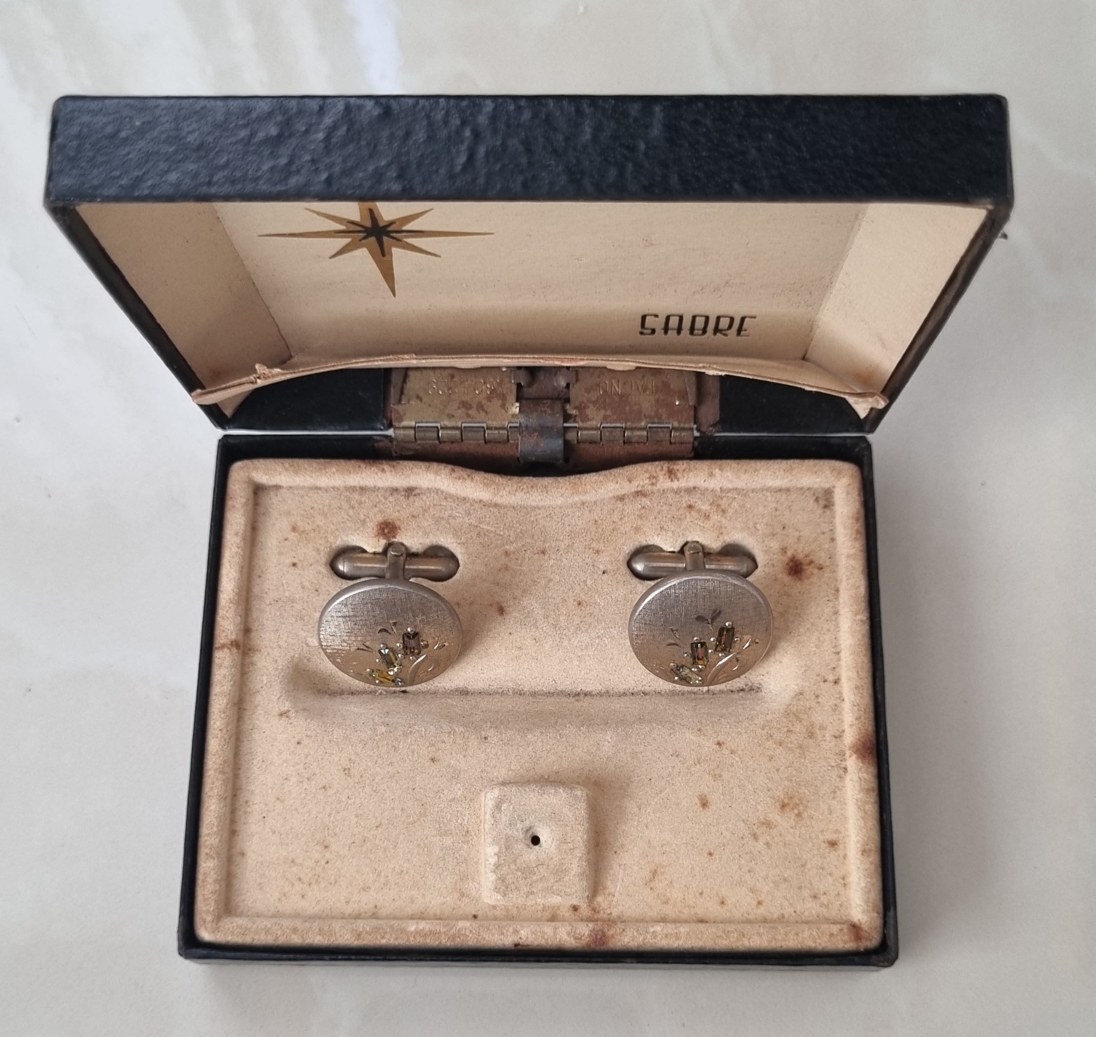 ست 2 عددی دکمه سردست قدیمی آمریکایی