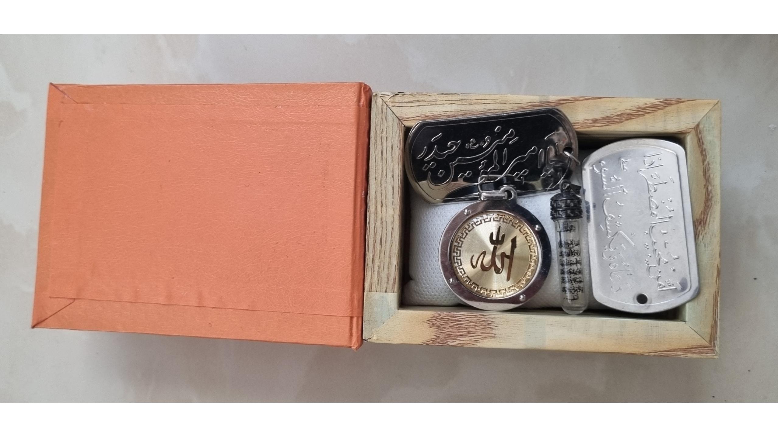 4 عدد گردن آویز مذهبی استیل