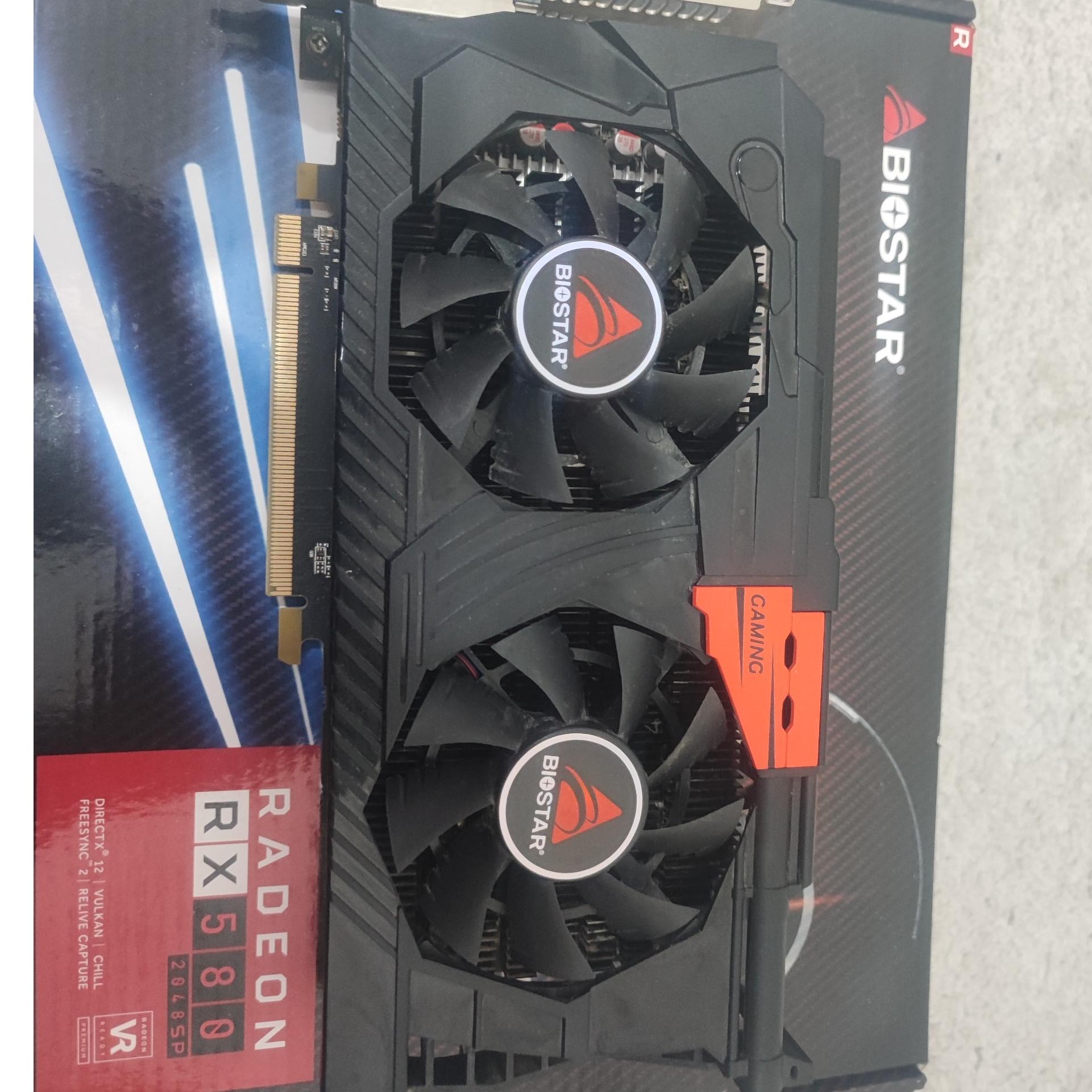 Rx580 biostar هشت گیگ