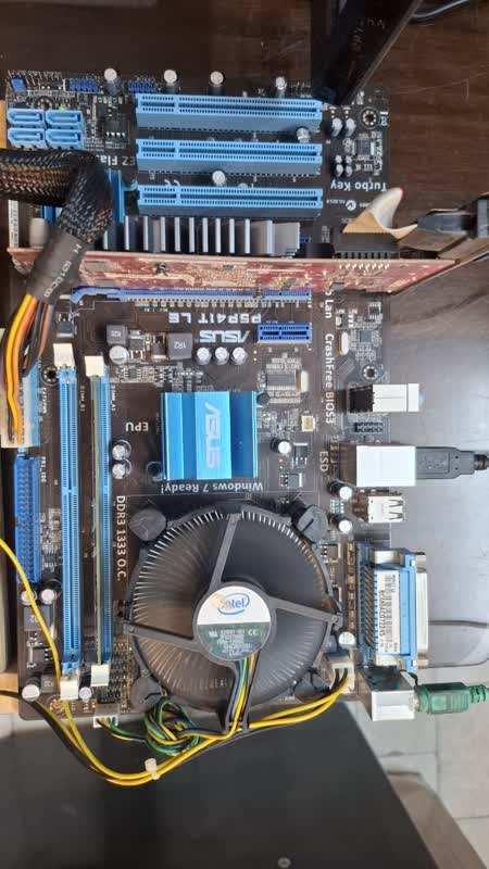 باندل  مادربرد ایسوس  P5P41T-LE CPU RAM DDR3