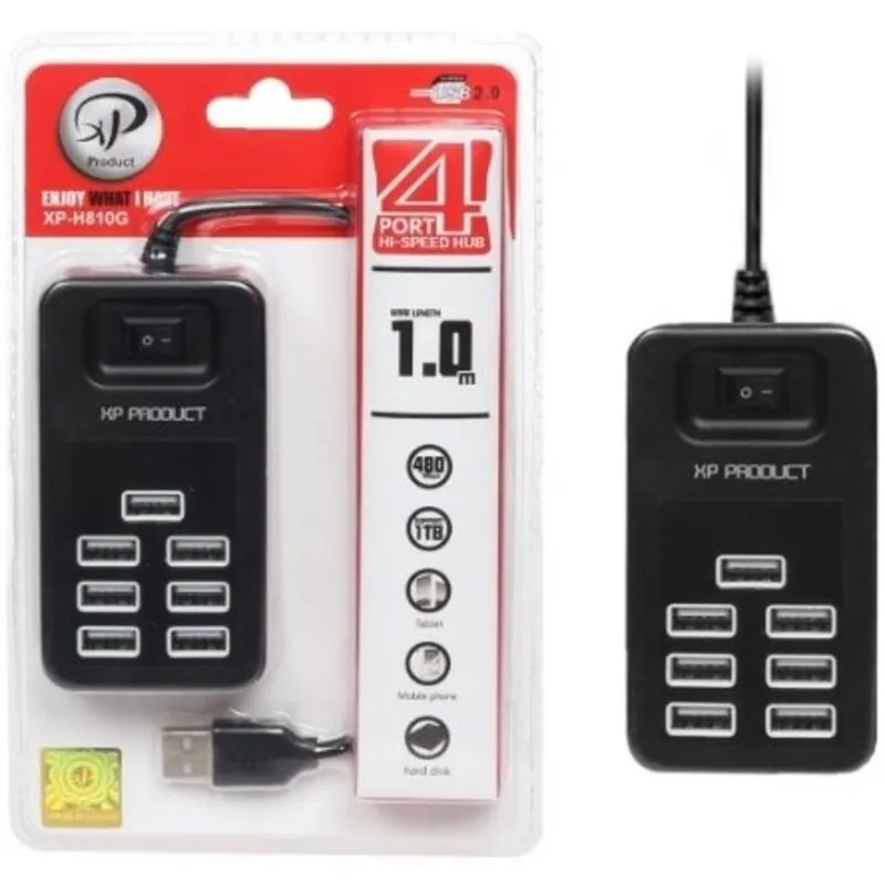 هاب USB هفت پورت اکس پی پروداکت مدل XP-H810