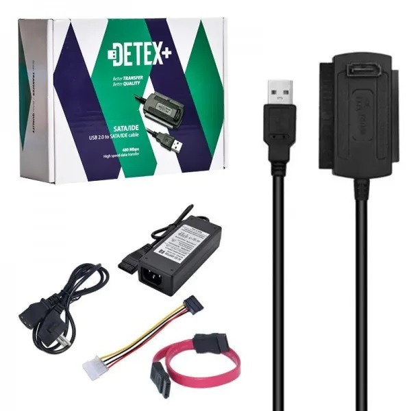 کابل تبدیل هارد SATA/IDE به USB2.0 دیتکس