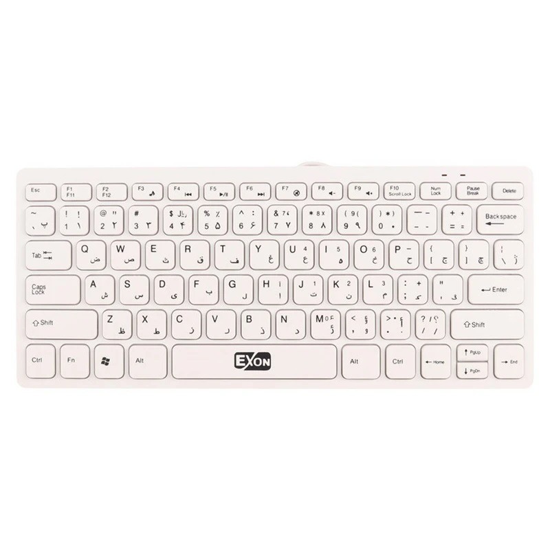 کیبورد اکسون مدل K110 رنگ سفید
