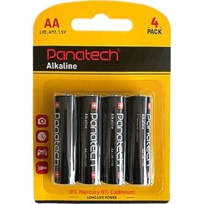 باتری چهارتایی قلمی Panatech Alkaline LR6 1.5V AA