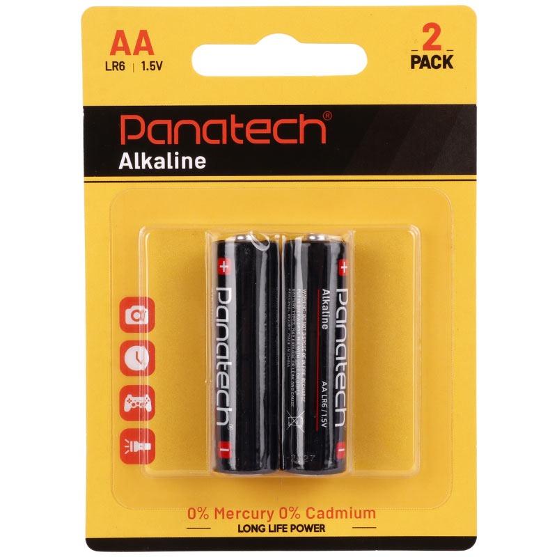 باتری قلمی 2 تایی پاناتک Alkaline 1.5V AA