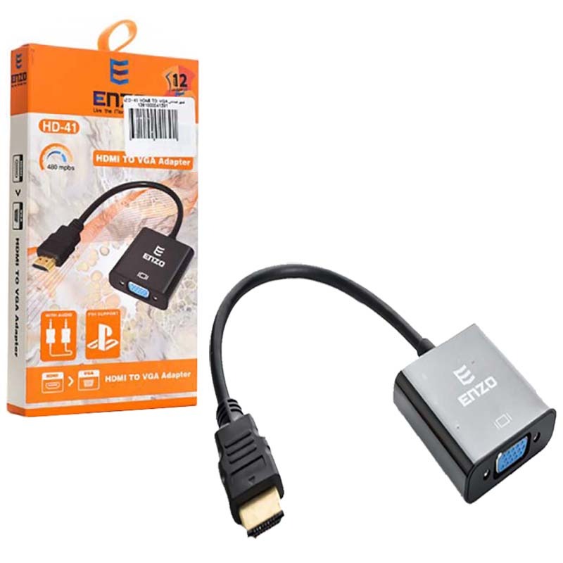 تبدیل HDMI To VGA Audio انزو ENZO HD-41