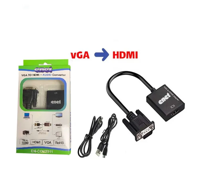 تبدیل VGA To HDMI باصدا و پاور ای نت