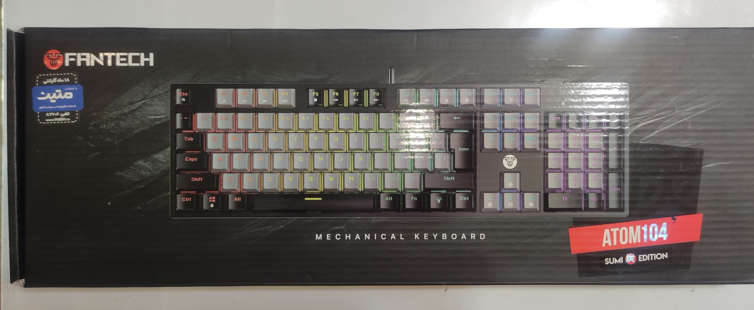 کیبورد Fantech MK886V2 Red SW