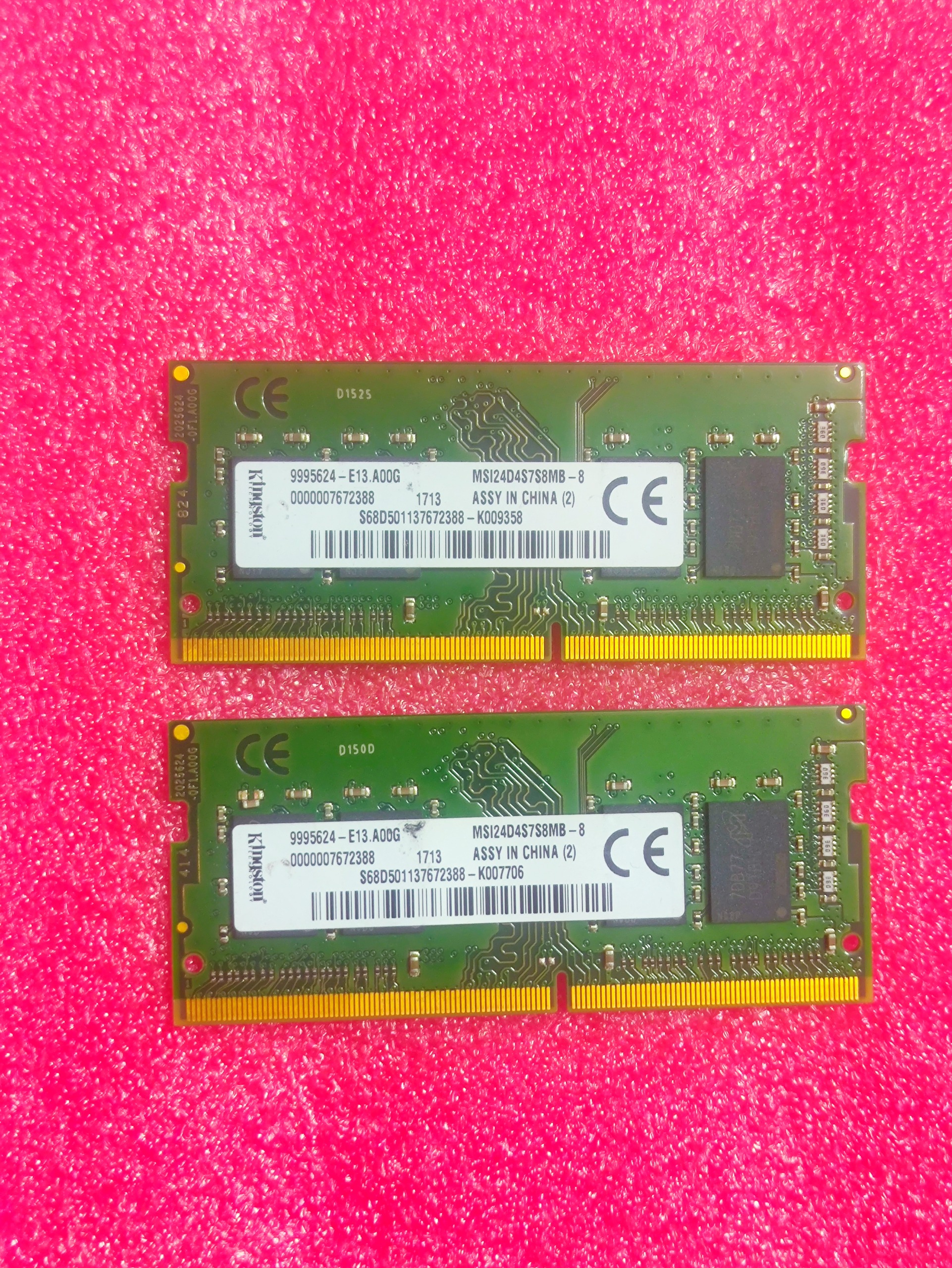 رم لپ تاپ کینگستون 8GB مدل DDR4 باس 2400MHZ/19200
