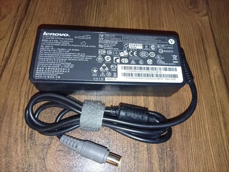 شارژر لپ تاپ لنوو (Lenovo) 90W مدل 119S 20V/4.5A