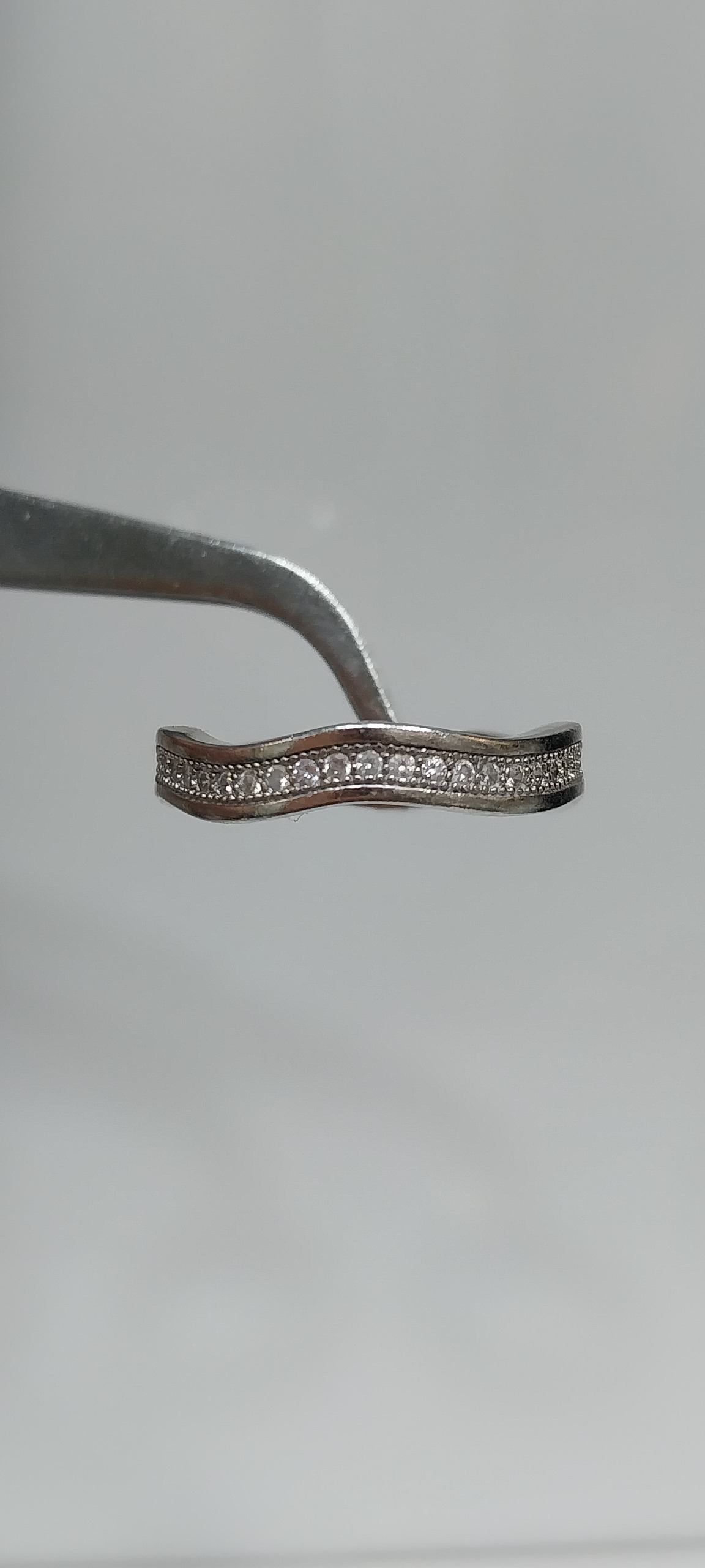 انگشتر نقره 925 با فاکتور معتبر آبکاری رادیوم