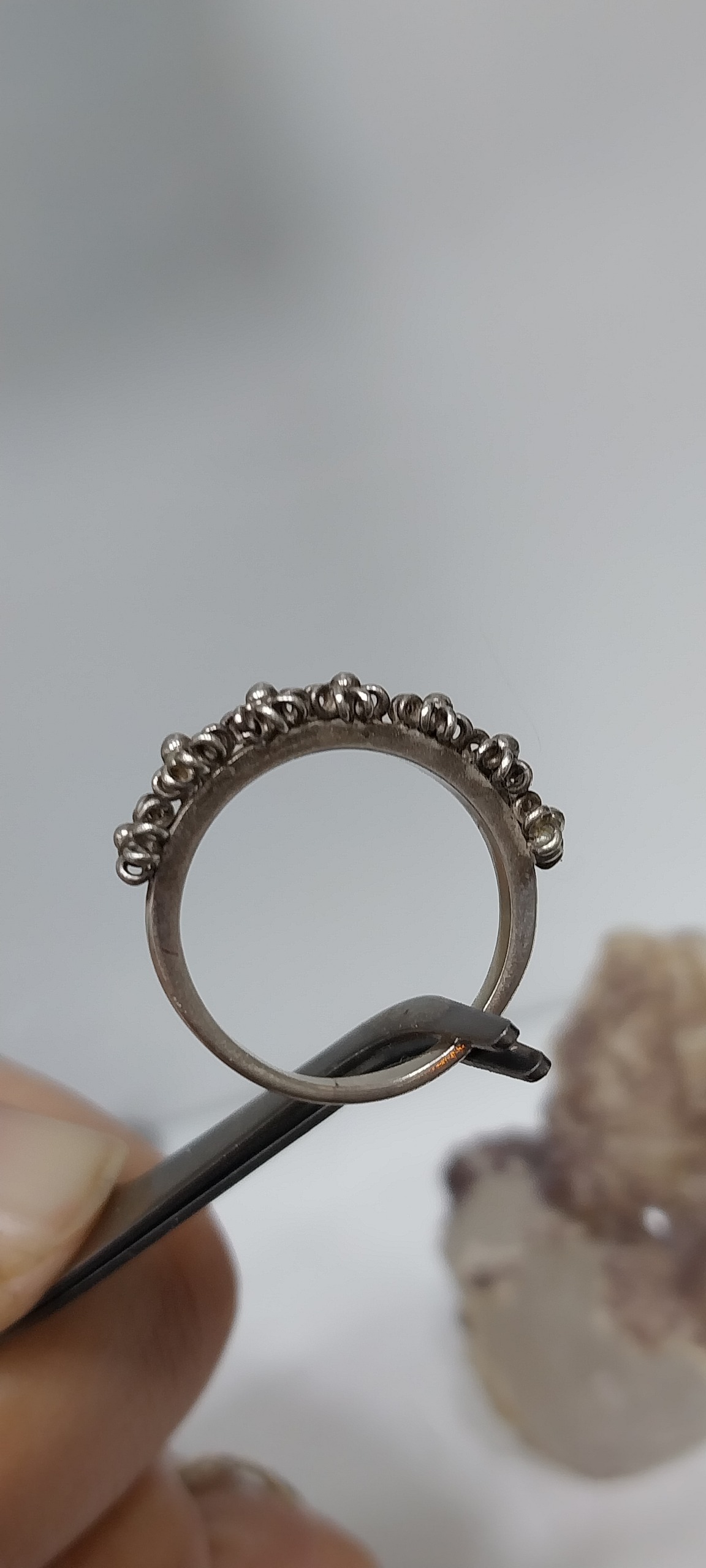 انگشتر نقره دست ساز 925 با فاکتور معتبر