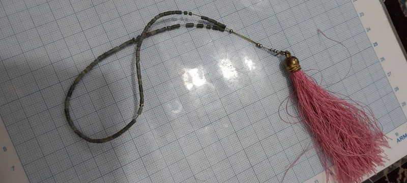 تسبیخ مینیاتوری یشم افغان 101 دانه بسیار ریز