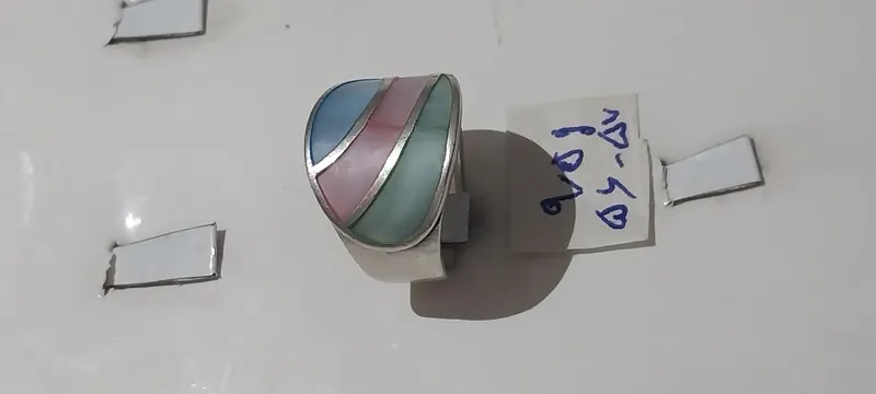 انگشتر نقره925بافاکتوروزن9/5گرم سایز56