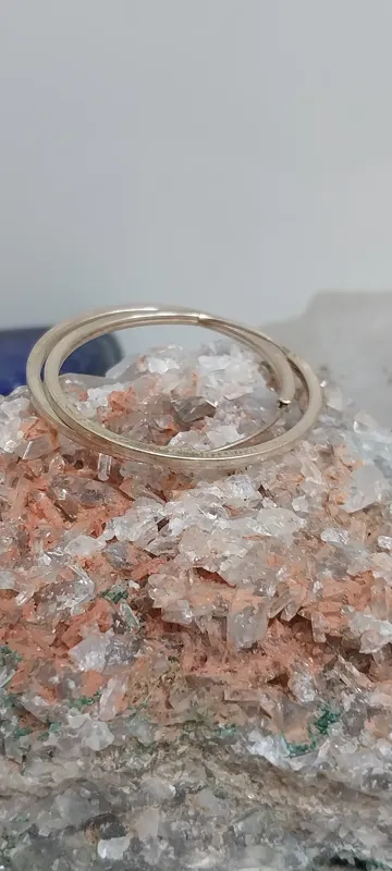 گوشواره نقره 925حلقه ای زیبا با فاکتورمعتبر