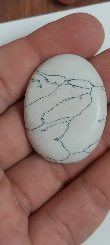 نگین درشت 5 سانتی فیروزه سفید مصری